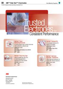 88  3M™ Red Dot™ Electrodes Vital Medical Supplies