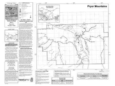 United States Department of Agriculture  LEGEND (Pryor Mountains[removed]