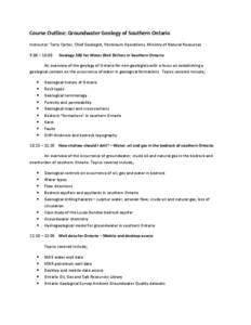 Hydrology / Hydraulic engineering / Geology / Niagara River / Aquifers / Groundwater / Niagara Escarpment / Canyon / Hydrogeology / Water / Physical geography / Canada–United States border