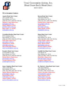 Geography of the United States / Geography of North America / Total Community Action / New Orleans / Louisiana