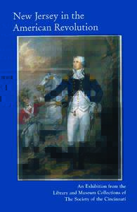 New Jersey in the American Revolution An Exhibition from the Library and Museum Collections of