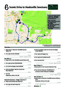 6  Scenic Drive to Healesville Sanctuary MR  * Visitor Information Centre