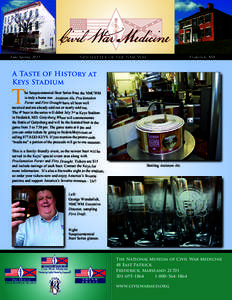 Late Spring 2013	  Newsletter of the NMCWM Frederick, MD