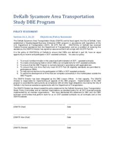 DSATS FY13-15 DBE Program