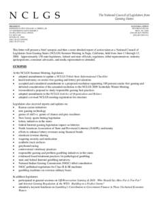 Gambling legislation / Indian Gaming Regulatory Act / Gaming control board / Native American gaming / Online gambling / Responsible Gaming / Lottery / Racino / Slot machine / Gambling / Entertainment / Gaming