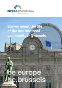 Survey about the life of the international community in Brussels be europe be.brussels