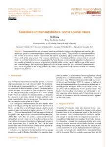 Pattern Recognition in Physics Pattern Recogn. Phys., 1, 143–146, 2013 www.pattern-recogn-phys.netdoi:prp