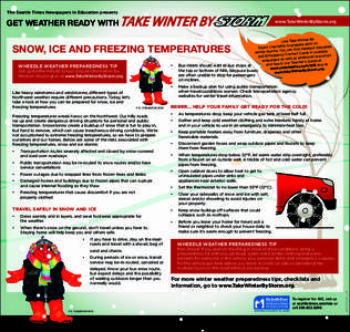 The Seattle Times Newspapers In Education presents  GET WEATHER READY WITH www.TakeWinterByStorm.org