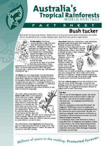 Bush tuck er tucker