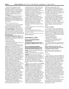 [removed]Federal Register / Vol. 66, No[removed]Thursday, September 27, [removed]Notices (i) Upon the completion of the Exchange, no single issue of FordOwned Securities accounted for more