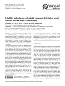 Hydrol. Earth Syst. Sci., 15, 519–532, 2011 www.hydrol-earth-syst-sci.netdoi:hess © Author(sCC Attribution 3.0 License.  Hydrology and
