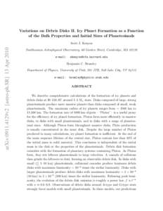 Planets / Planetary systems / Solar System / Circumstellar discs / Protoplanetary disk / Planetesimal / Nebular hypothesis / Circumstellar disk / Debris disk / Astronomy / Space / Planetary science