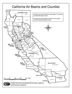 Guidance Document: [removed]California Air Basins and Counties