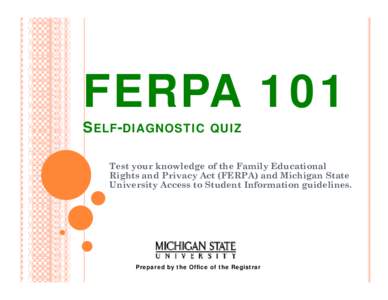 Microsoft PowerPoint - FERPA101test.ppt [Compatibility Mode]