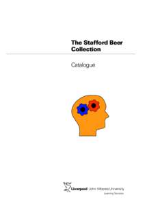 The Stafford Beer Collection Catalogue Liverpool John Moores University Learning Services