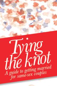 ‘The new law means that marriage is for everyone, no matter what your sexual orientation’ Are you talking to me?  We could be. If you’re single and planning to get married,