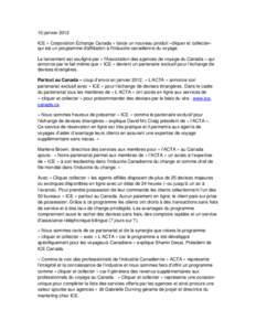 Microsoft Word - French Final CC Press Release Industry Version.doc
