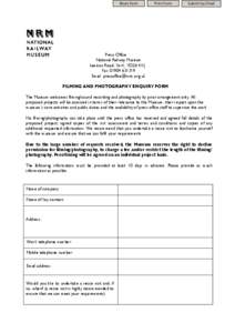 Reset Form  Print Form Submit by Email