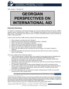 Asia / Forced migration / Internally displaced person / Persecution / Abkhazia / Georgia / Aid / South Ossetia / Geography of Europe / Europe / Caucasus