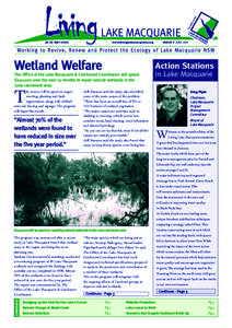 ph[removed]www.livinglakemacquarie.org Wetland Welfare