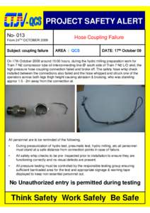 Microsoft PowerPoint[removed]Hose Coupling Failure.ppt [Compatibility Mode]