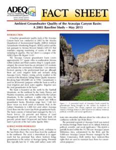 aravaipa groundwater quality_fact sheet