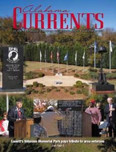 Vol. X I No. 1 • A Publication of the Alabama Municipal Electric Authorit y • Januar y / Februar y[removed]Lanett’s Veterans Memorial Park pays tribute to area veterans See Page 3  From