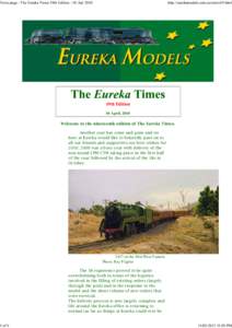 News page - The Eureka Times 19th Edition - 10 Aprof 6 http://eurekamodels.com.au/news19.html