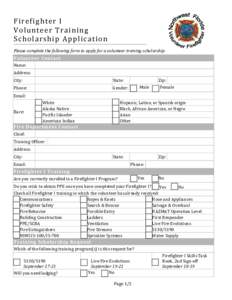 Microsoft Word - Scholarship Application