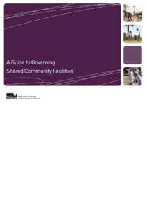 A Guide to Governing Shared Community Facilities Acknowledgements  Index