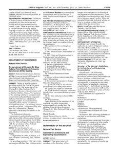 Federal Register / Vol. 68, No[removed]Monday, July 21, [removed]Notices Leader at[removed]–4400 or Mark Hakkila, Natural Resource Specialist, at