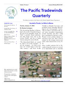 Climatology / Tropical meteorology / La Niña / El Niño-Southern Oscillation / Sea surface temperature / Global warming / Atmospheric circulation / North Atlantic oscillation / Queensland floods / Atmospheric sciences / Meteorology / Physical oceanography