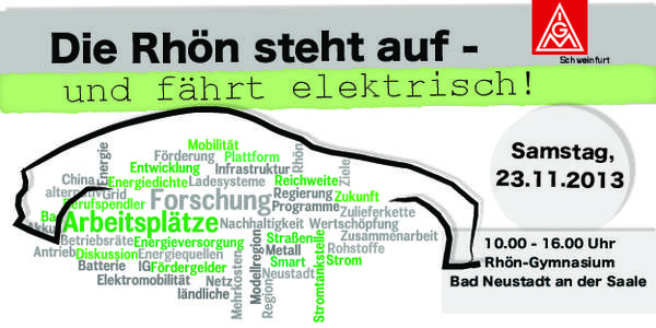 und fährt elektrisch!  Schweinfurt