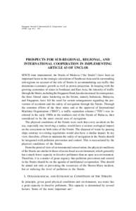 International relations / Black Sea / Maritime Security Regimes / Baltic Sea / Strait of Malacca / Singapore Strait / Association of Southeast Asian Nations / Marine pollution / Strait / Water / Law of the sea / Political geography