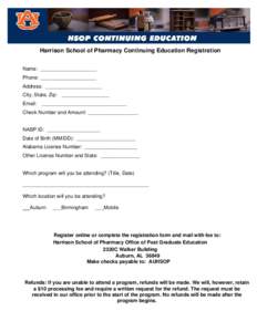 Microsoft Word - HSOP CE Registration Form