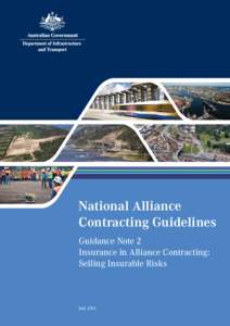 National Alliance Contracting Guidelines: Guidance Note 2-Insurance in Alliance Contracting-Selling Insurable Risks
