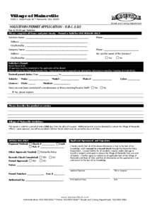 112 - Solicitation Permit