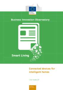 Business Innovation Observatory  Smart Living Connected devices for intelligent homes