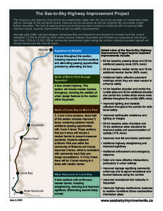 Types of roads / Lane / Rumble strip / Sea-to-Sky Corridor / Segregated cycle facilities / Dual carriageway / Road surface marking / Howe Sound / Transport / Land transport / Road transport