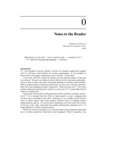 Software engineering / Computing / Programming language theory / Procedural programming languages / Object-oriented programming languages / Cross-platform software / Andrew Koenig / C / C++ / Cfront / Ada / Dennis Ritchie