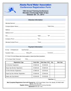 Microsoft Word - Conference Attendee Registration Form