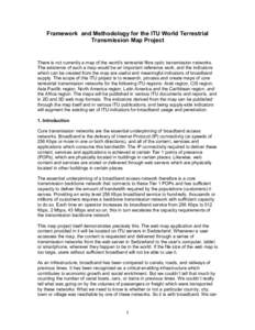 Methodology for World Transmission Map project