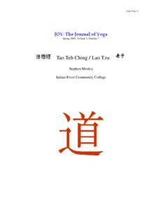 Asia / Chinese philosophy / Chinese thought / Chinese classic texts / Tao Te Ching / De / Tao / Laozi / Eastern philosophy / Chinese culture / Taoism / Religion in China