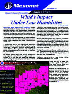 www.mesonet.org  Volume 7 — Issue 2 — February 2015 connection