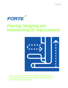 White Paper  Planning, Designing and Implementing DC Improvements  How to successfully complete the process of developing a