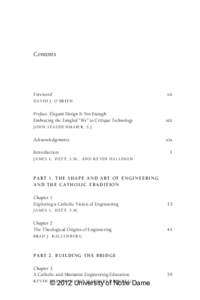 Contents  Foreword	vii da v id j . O ’B rien 	 Preface. Elegant Design Is Not Enough: Embracing the Tangled “We” to Critique Technology	xiii