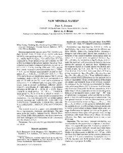 Sulfide minerals / Roscoelite / Arsenate minerals / Sulfate minerals / Jarosewichite / Paulscherrerite / Chemistry / Crystallography / Natural resources