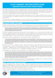 ACSJC SUMMARY AND DISCUSSION GUIDE: Laborem Exercens (On Human Work) The 1980s in Australia, as in other industrialised nations, were years of rapid economic and industrial change. They were characterised by the combined