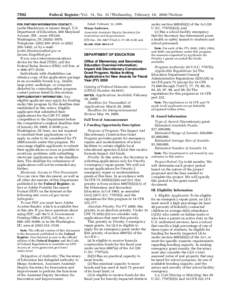 Office of Elementary and Secondary Education Overview Information; Impact Aid Discretionary Construction Grant Program; Notice Inviting Applications for New Awards for Fiscal Year (FY) 2009, CFDA Number 84.041C [OESE] (P