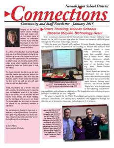 Connections  Neenah Joint School District Community and Staff Newsletter - January 2015 Bringing up the topic of